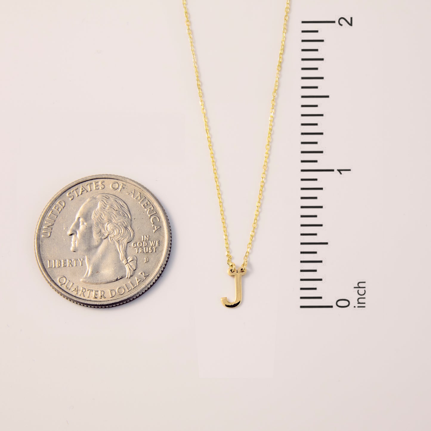 Custom Dainty Initial Necklace