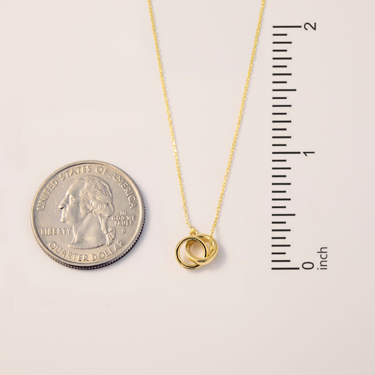 Interlocking Circle Necklace