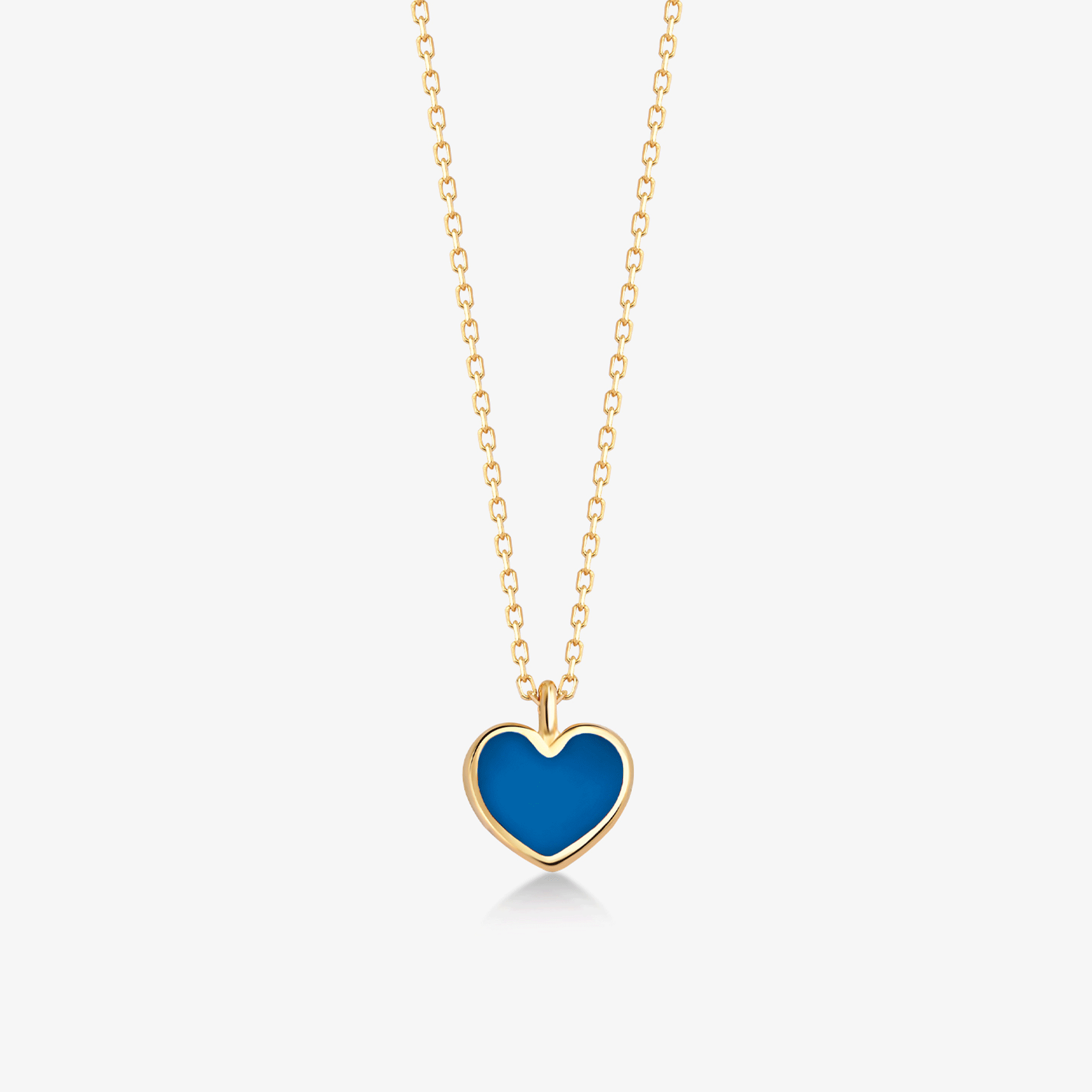 Dainty 14k Gold Plated Heart Necklace - Tiny Open Heart Pendant On Adjustable Chain, Gift For Women-1341217