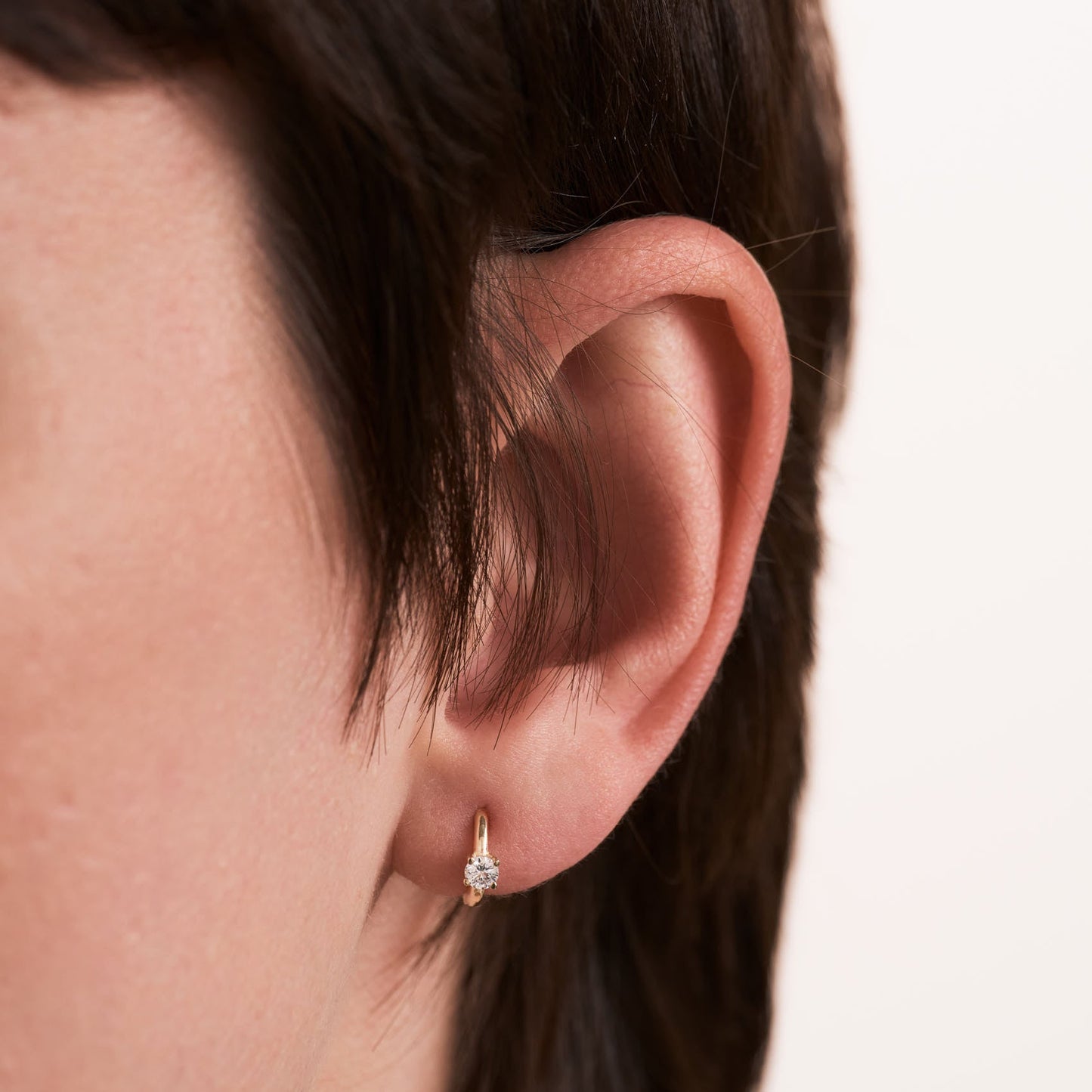 Birthstone Hoop Earrings