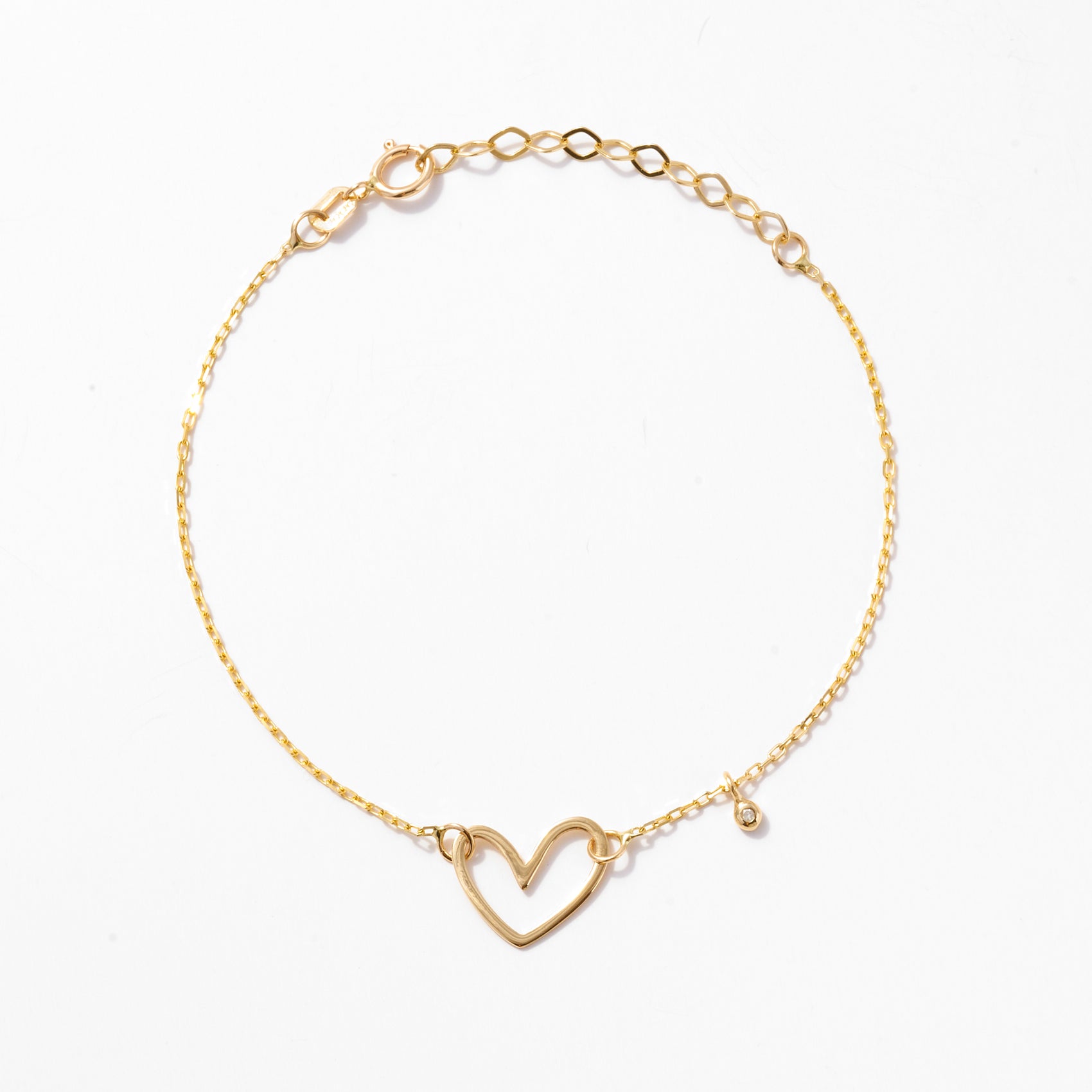 14K Gold Finish deals Broken Heart Bracelets