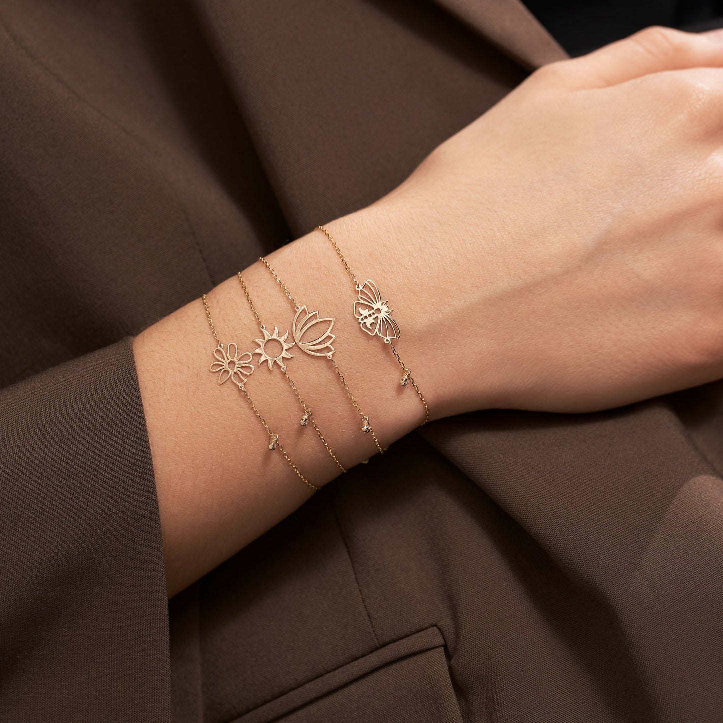 Sun Bracelet with Diamond