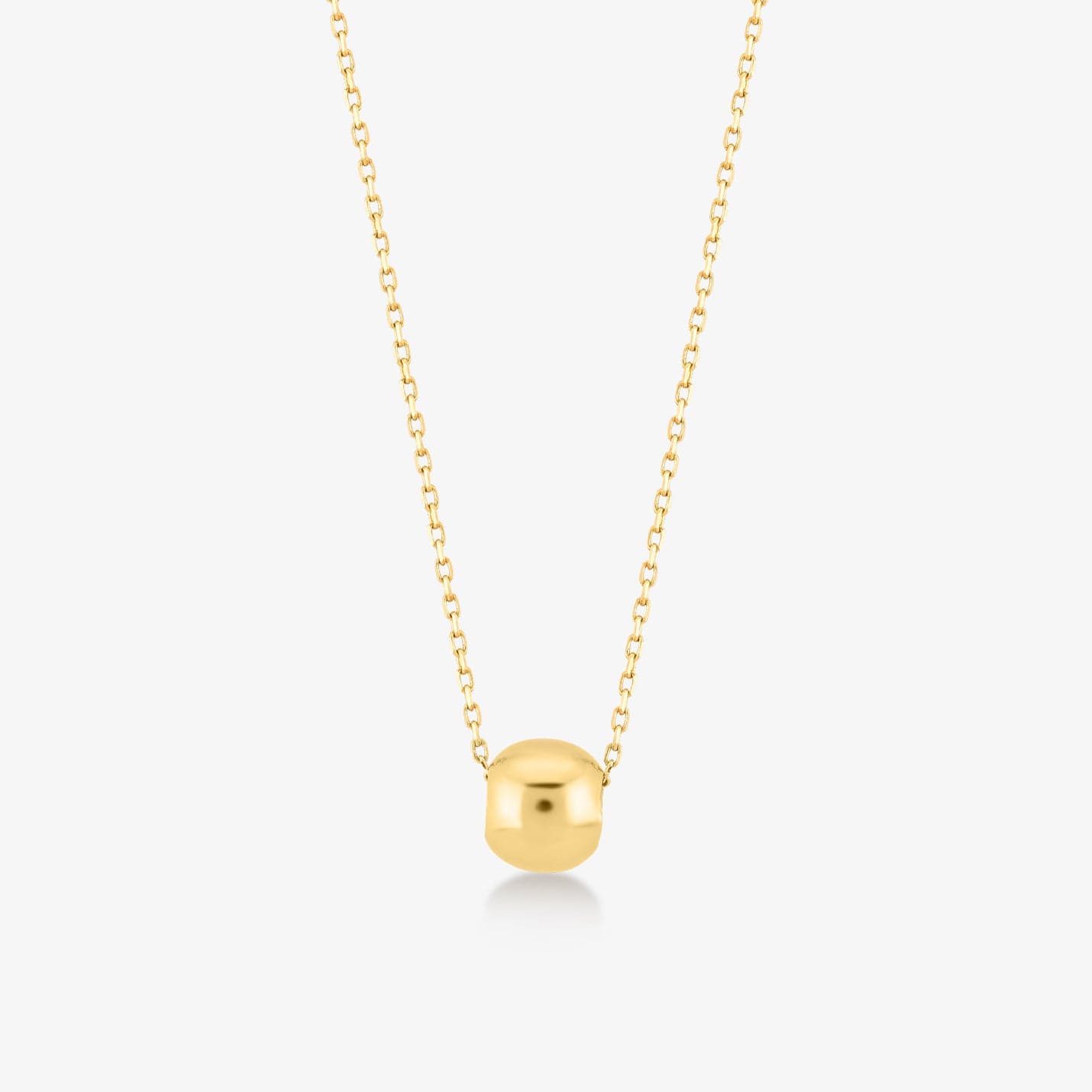 Ball Necklace in 14K Solid Gold – Gelin Diamond