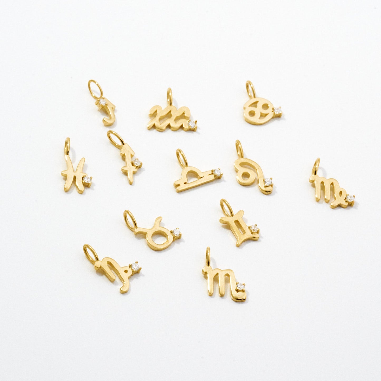 Diamond Zodiac Charm