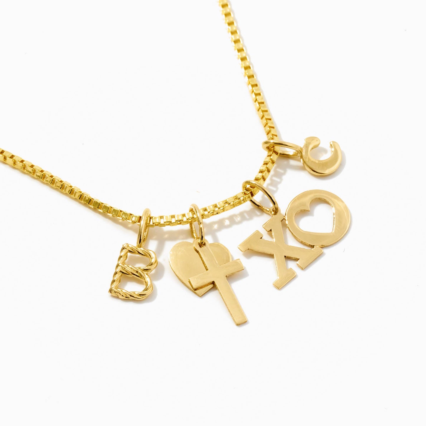 Cross and Heart Charms