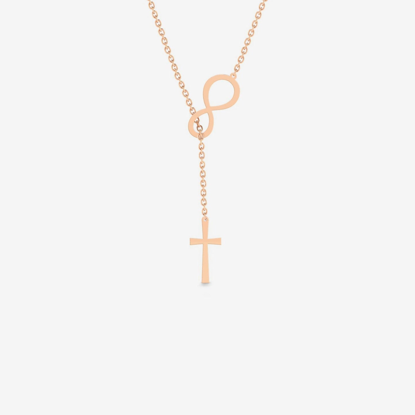 Infinity Cross Necklace