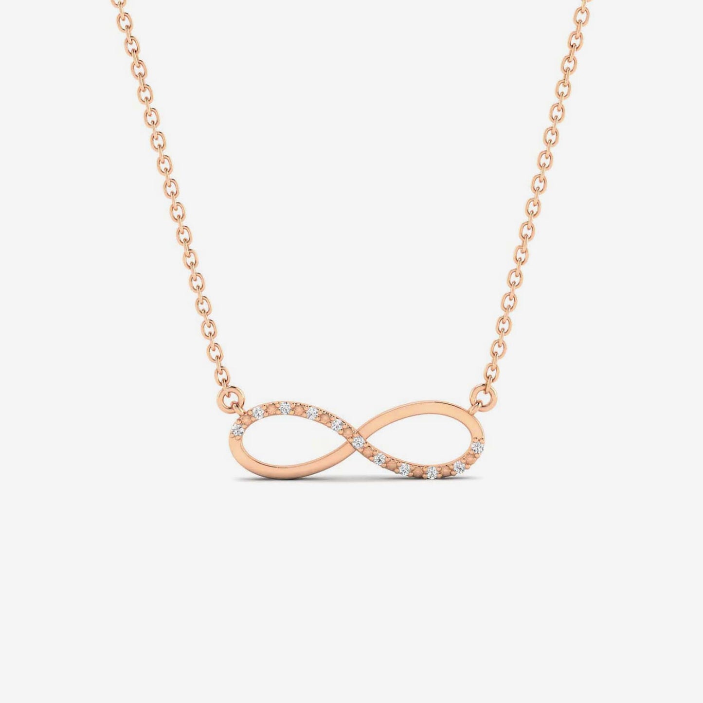 Diamond Infinity Necklace