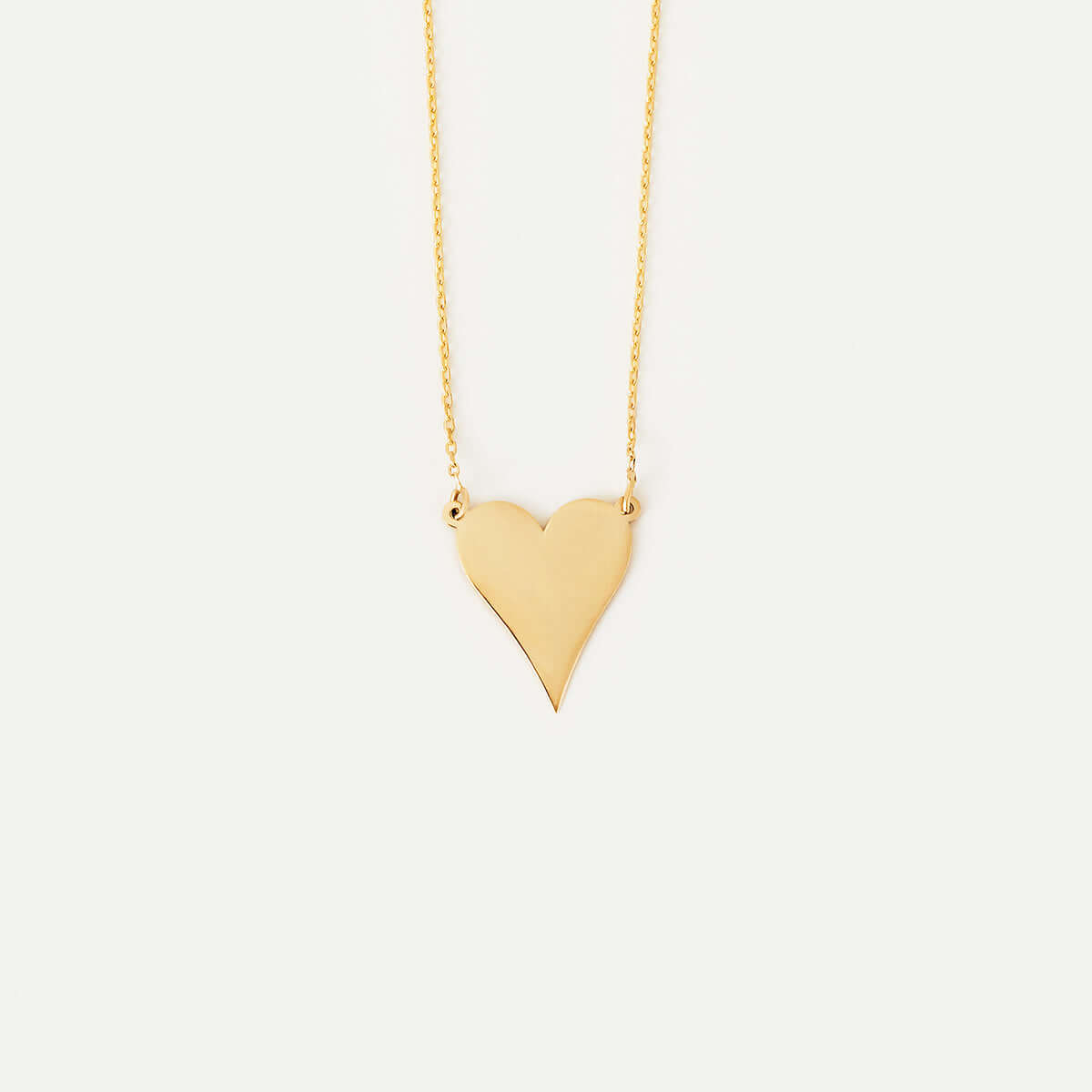 Large 14k heart deals pendent