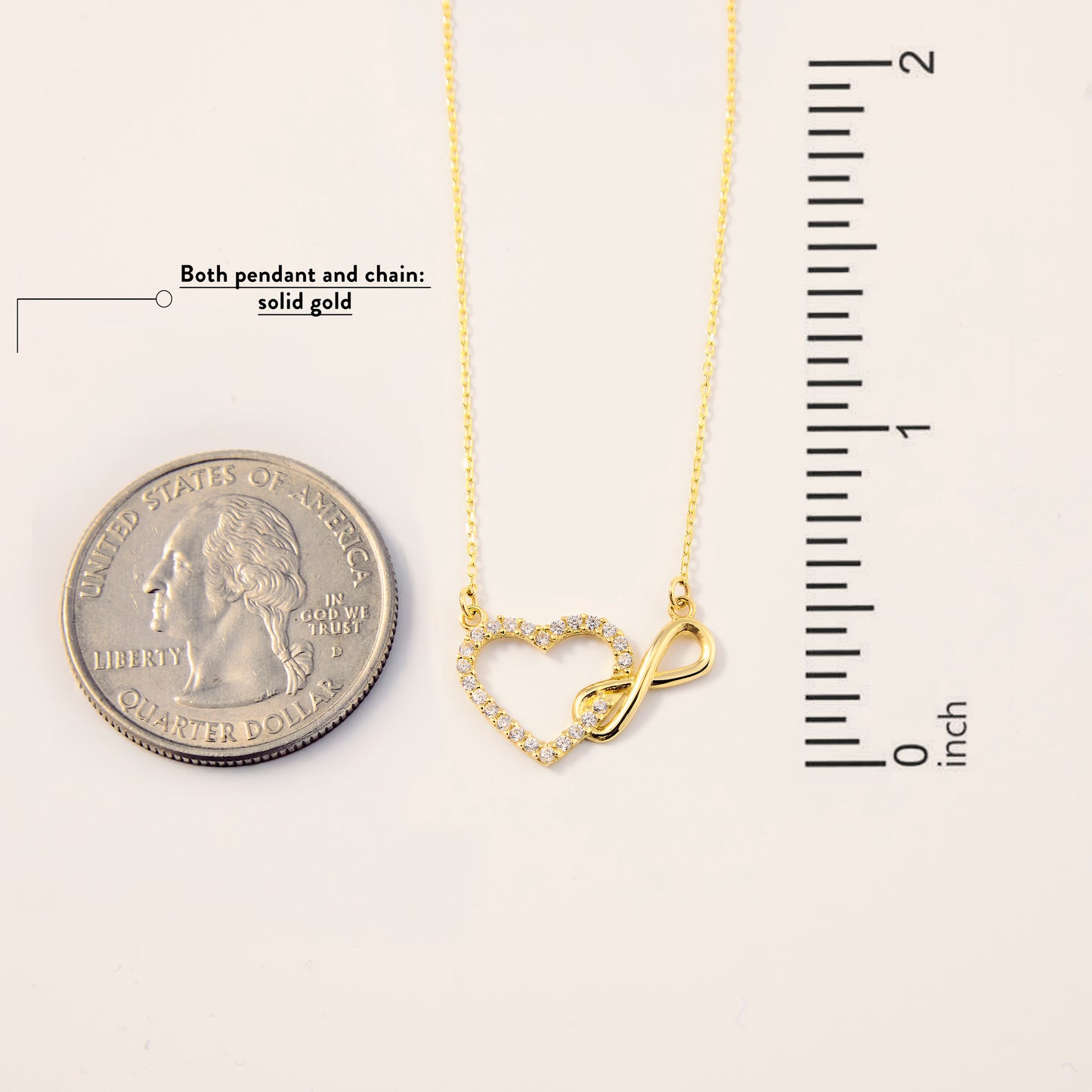 Heart Infinity Necklace