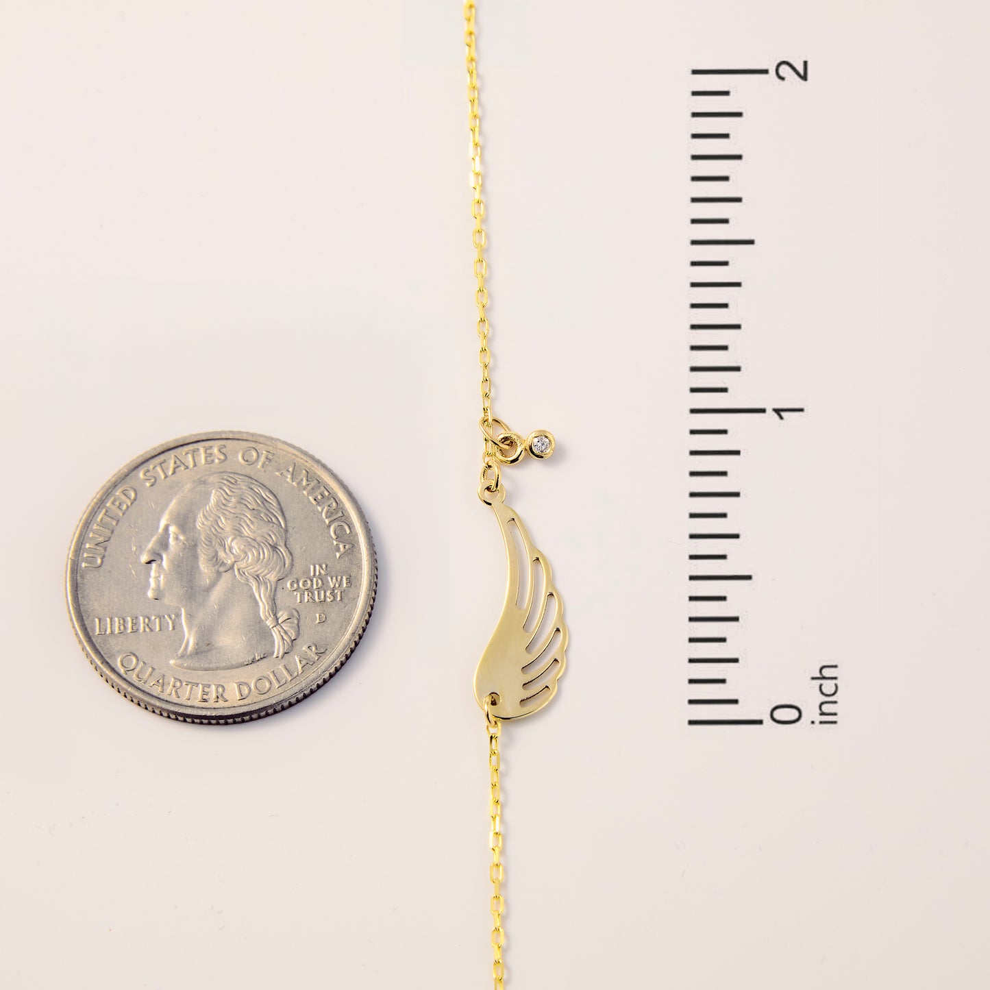 Diamond Wing Bracelet