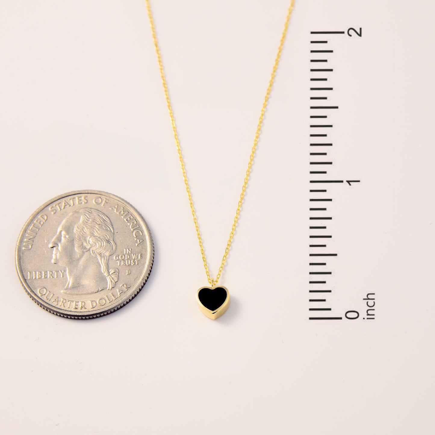 Black Heart Necklace