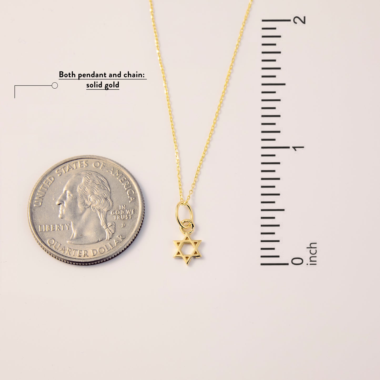 Star of David Pendant Necklace