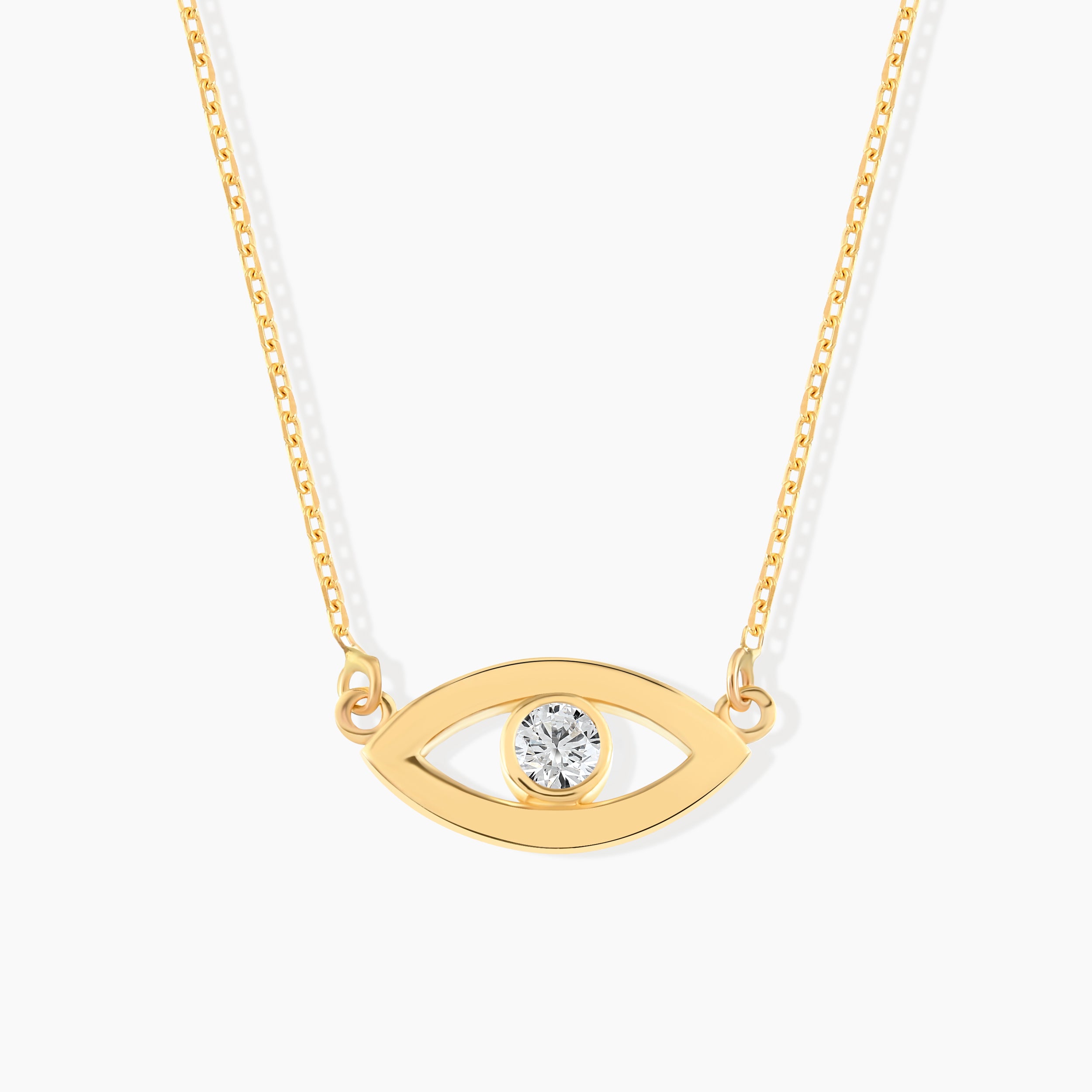 GELIN Diamond Evil Eye Necklace – Gelin Diamond
