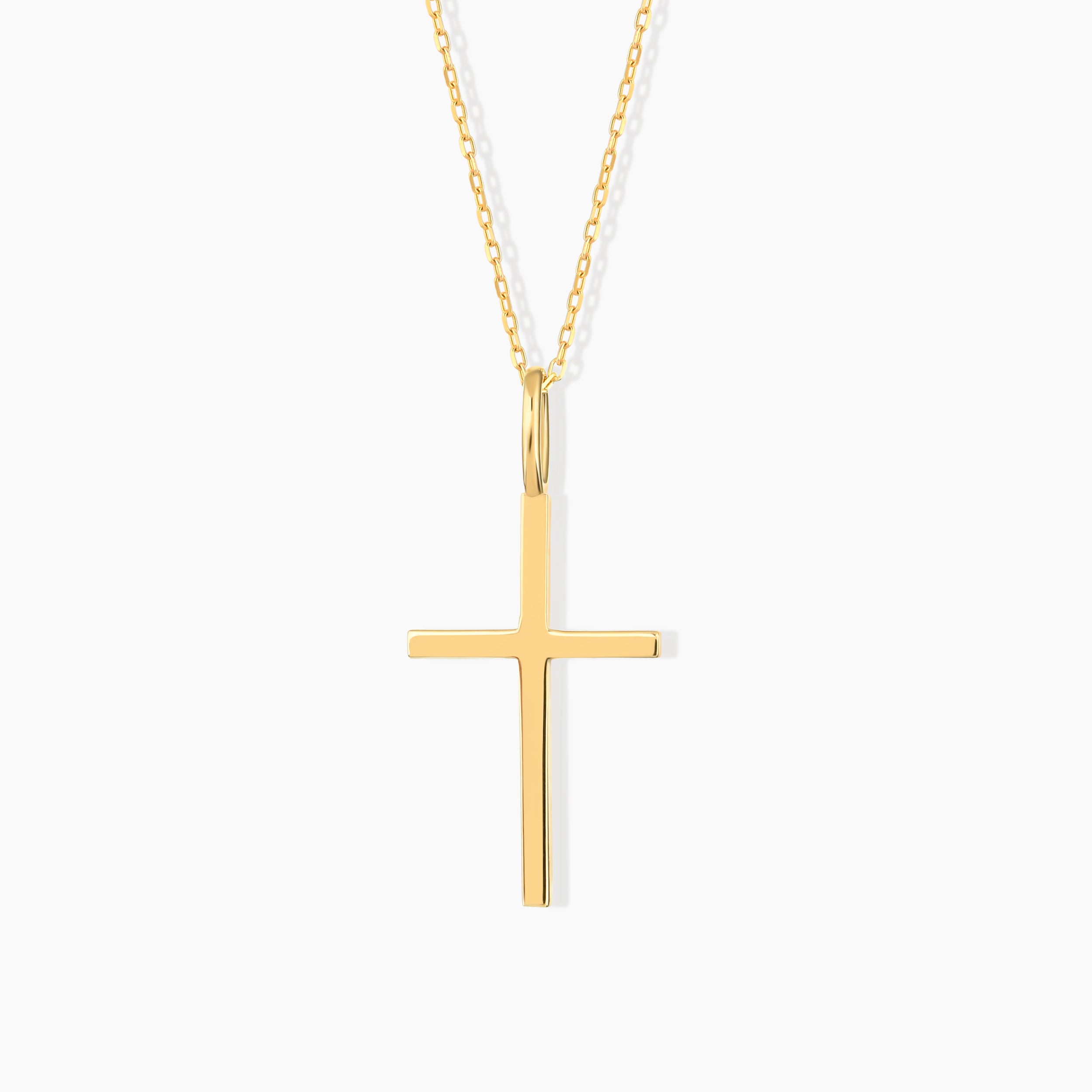 GELIN Cross Pendant Necklace in 10K Solid Gold – Gelin Diamond