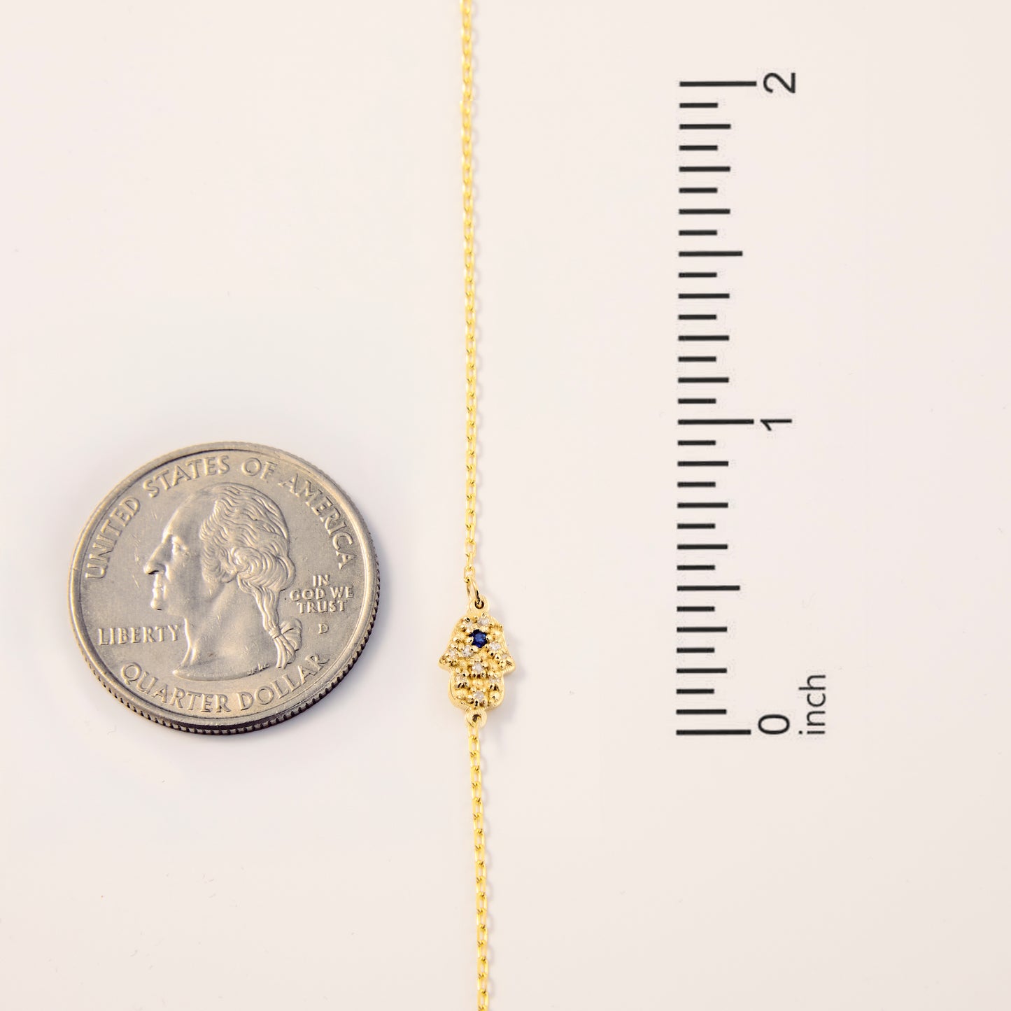 Diamond Pave Hamsa Bracelet