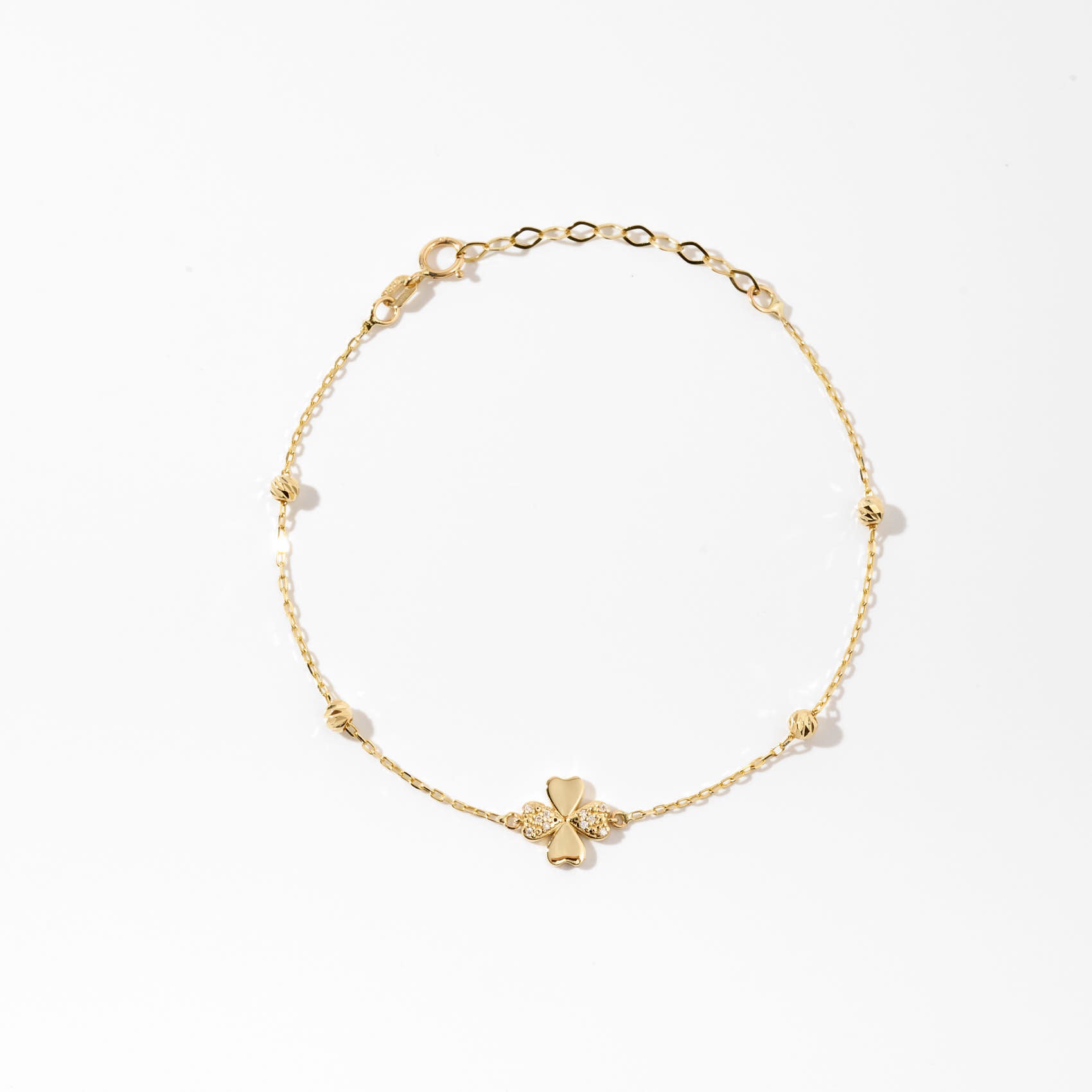 Four-leaf Clover hotsell Diamond bracelet