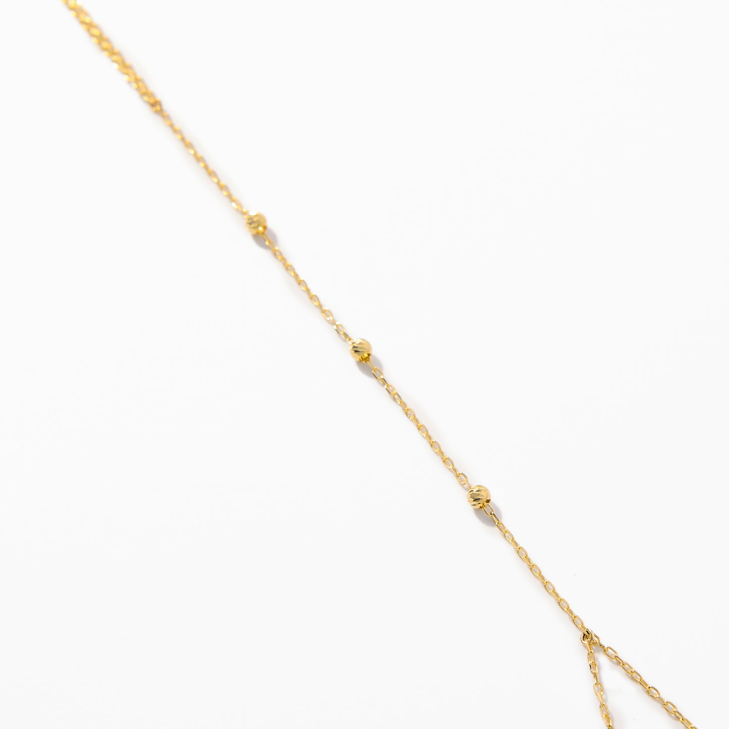 Beaded Hand Chain Bracelet