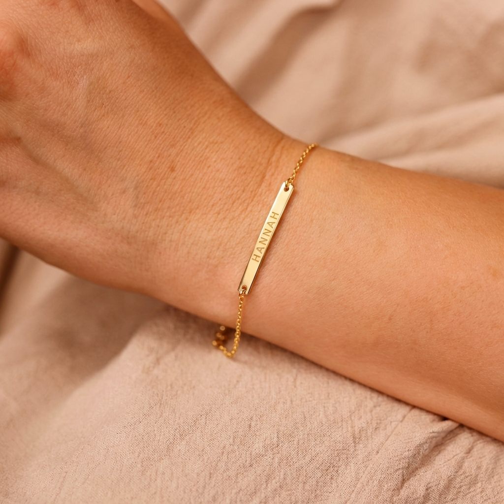 Custom Name Engraving Bracelet