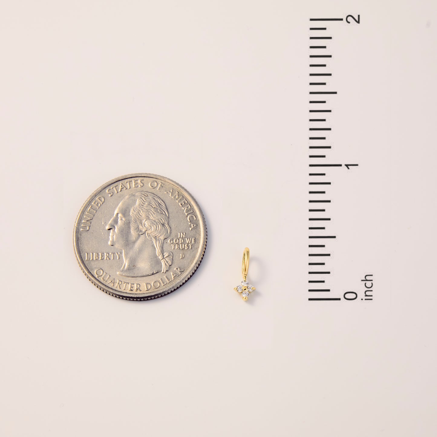 Diamond Clover Charm