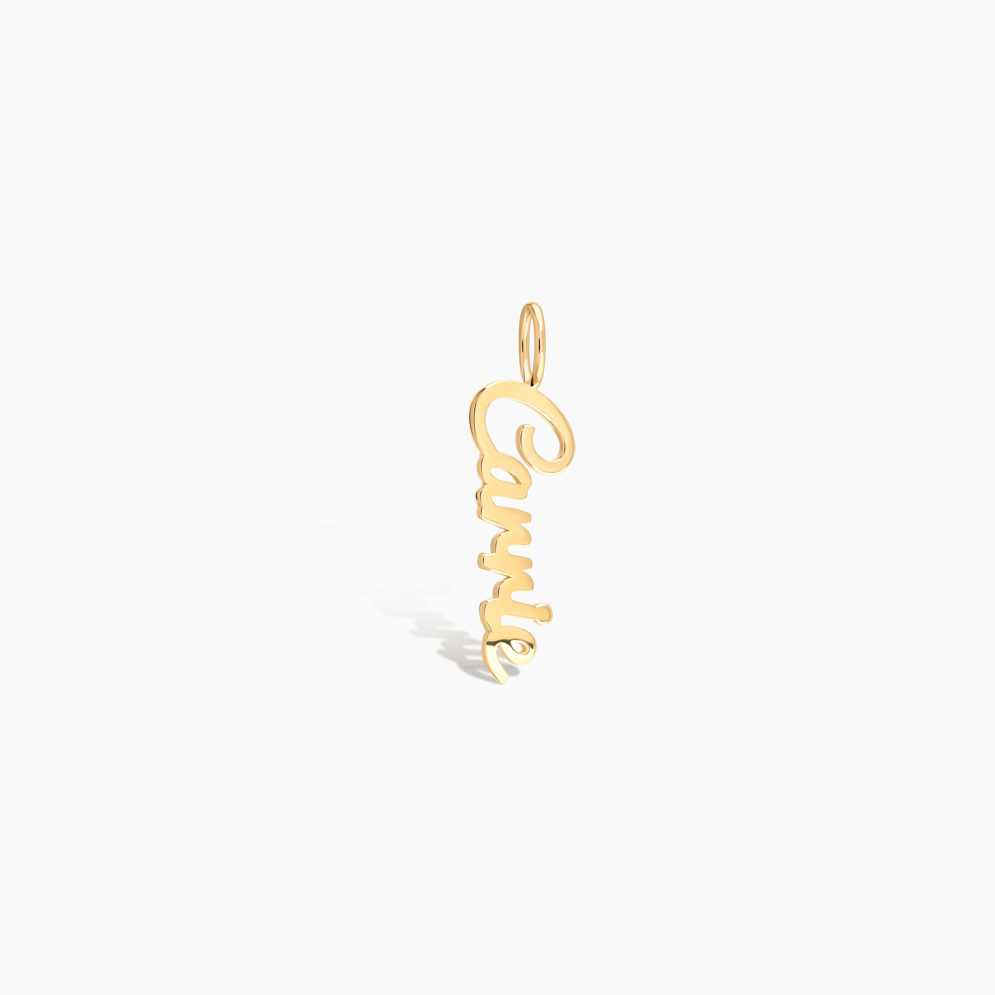 Gelin Custom Name Pendant in 14k Solid Gold – Gelin Diamond