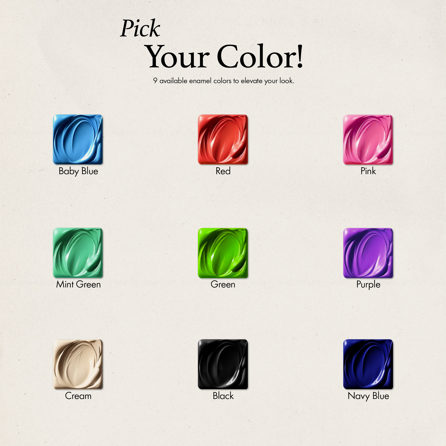 Diamond Enamel Eternity Ring