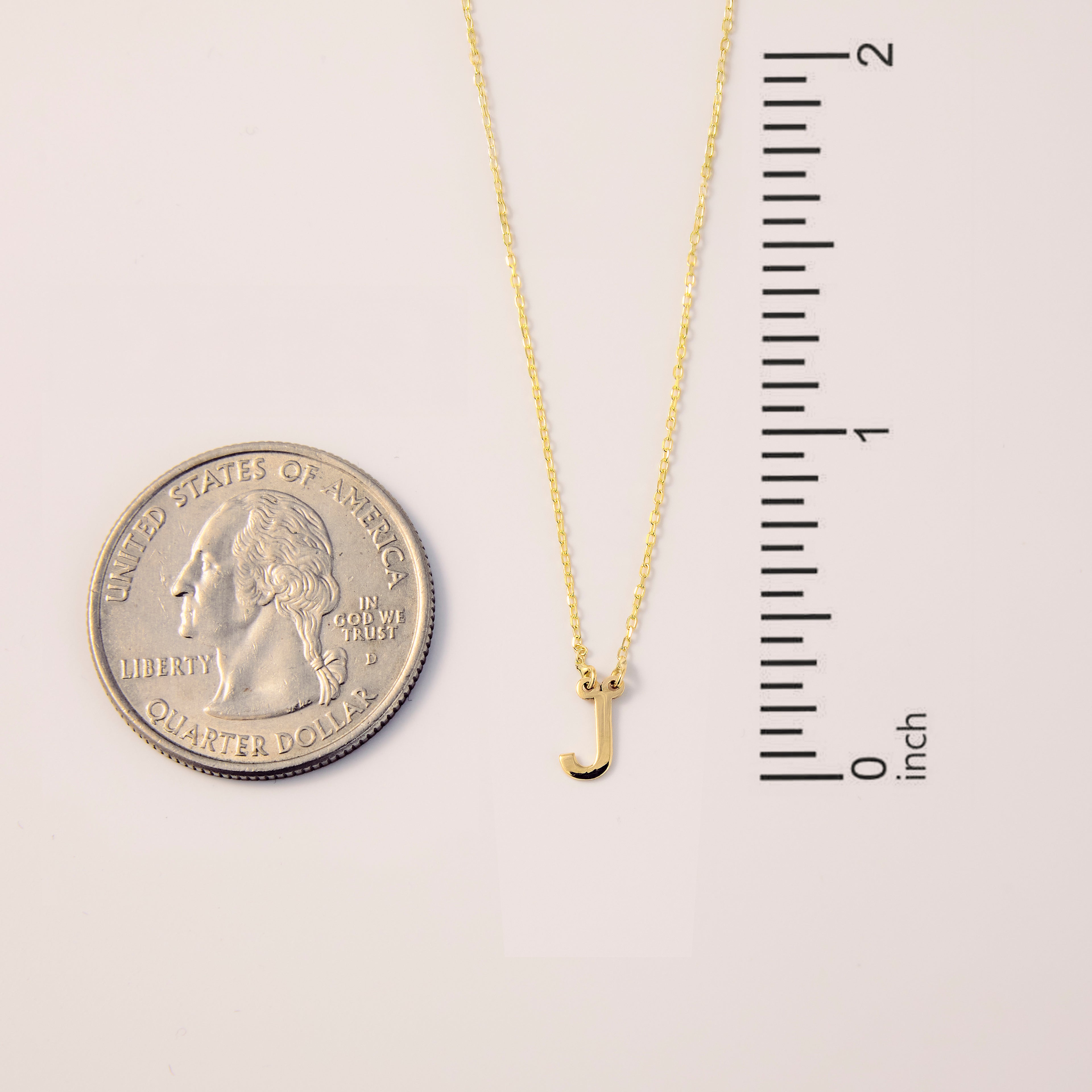 Custom Dainty Initial Necklace