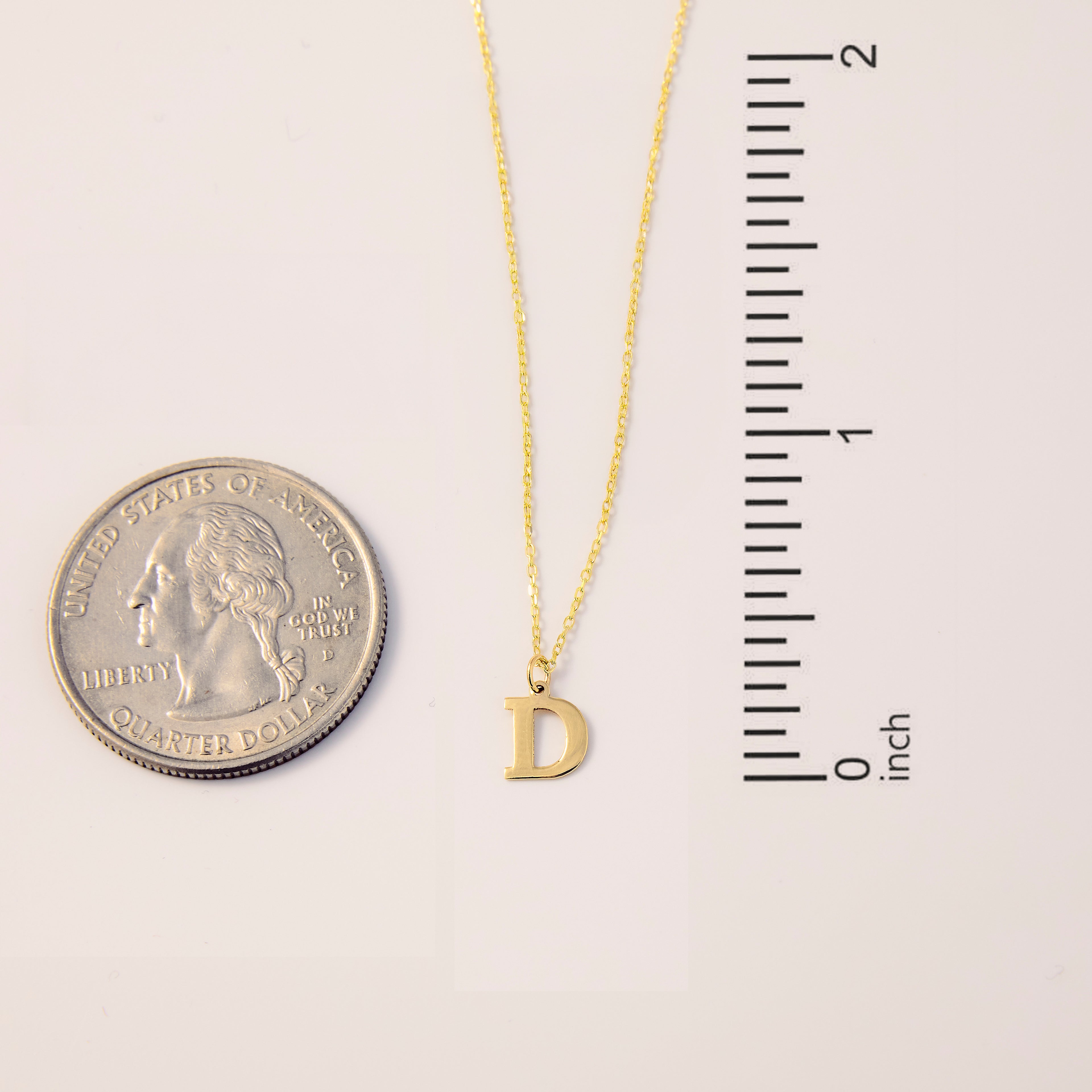 Script Letter Pendant