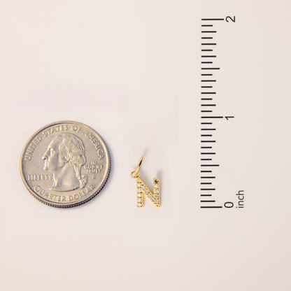 Diamond Initial Necklace | Diamond Letter