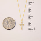 Diamond Petite Cross Necklace