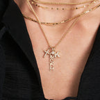Diamond Cross Charm