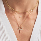 Diamond Cross Charm