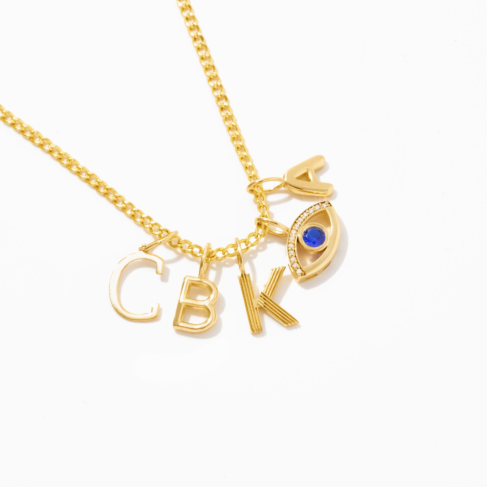 Diamond Evil Eye Charm