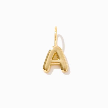 Letter Charm in 14k Solid Gold