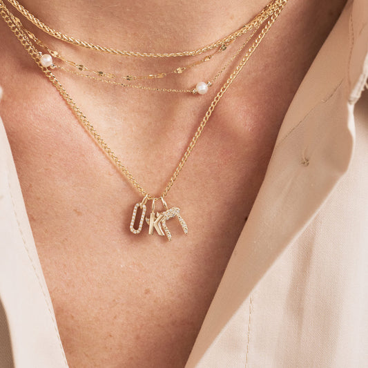 Diamond Chai Pendant