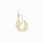 Diamond Horseshoe Charm