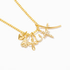Diamond Horseshoe Charm