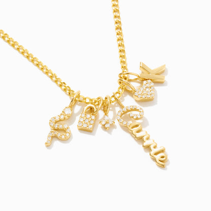 Letter Charm in 14k Solid Gold