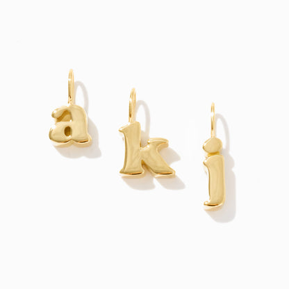 Letter Charm in 14k Solid Gold