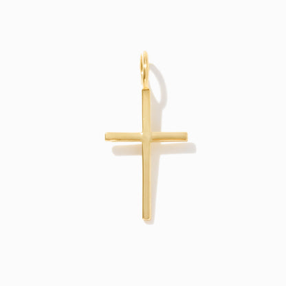 Cross Charm in 14k Solid Gold