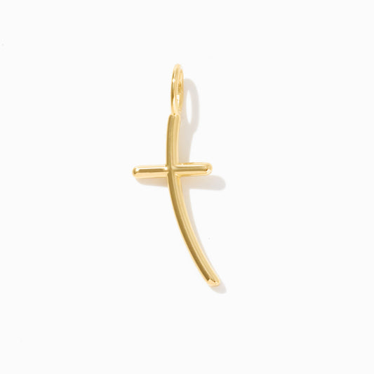 Cross Charm in 14k Solid Gold