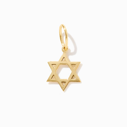 Star of David Charm in 14k Solid Gold