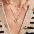 Diamond Cross Charm