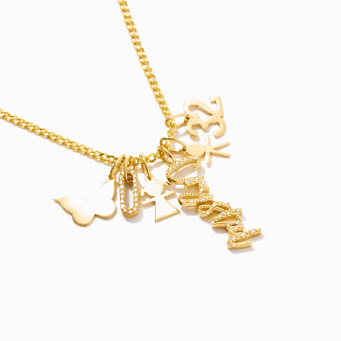 Butterfly Charm in 14k Solid Gold