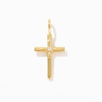 Diamond Cross Charm