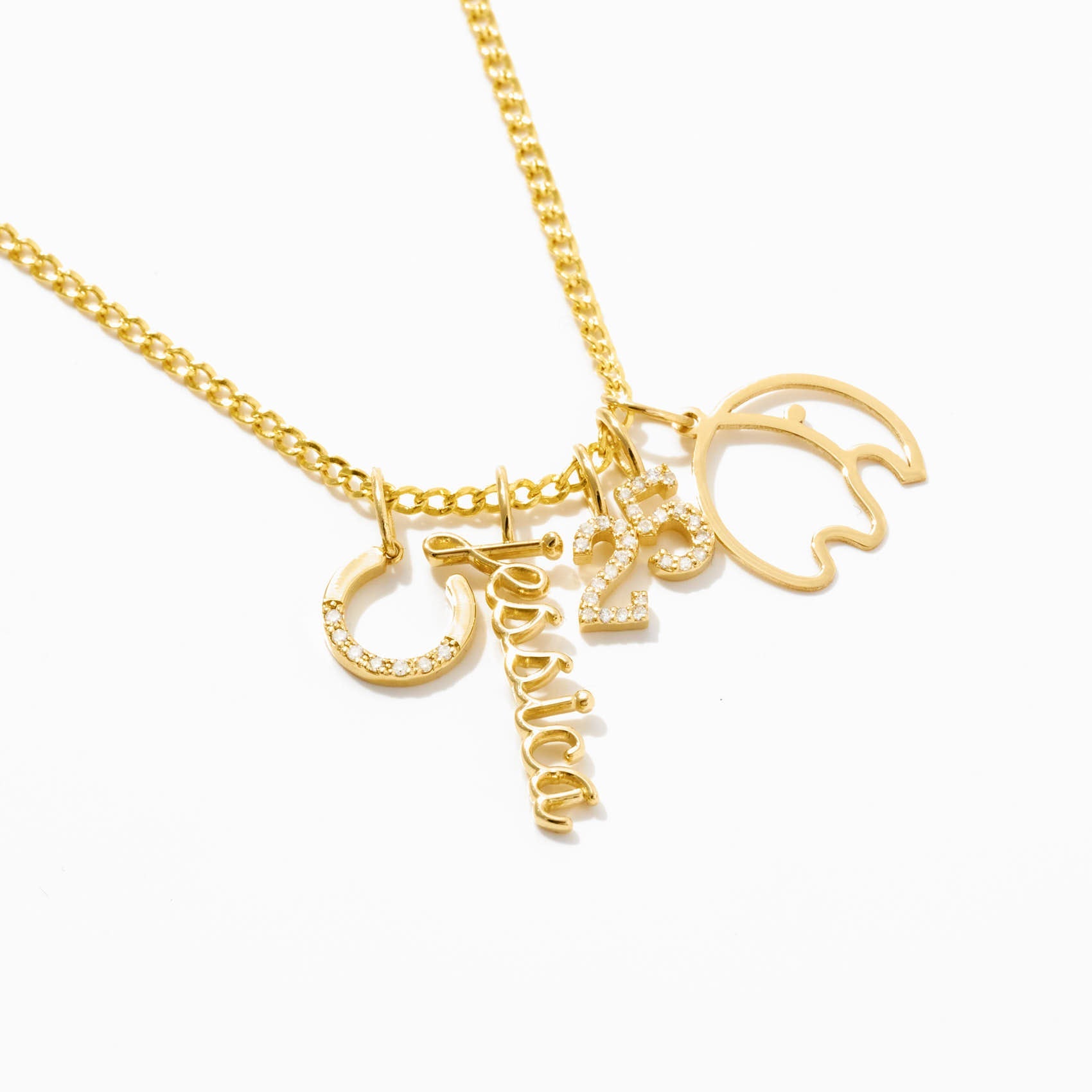 Diamond Number Charm