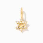 Diamond Star of David Charm