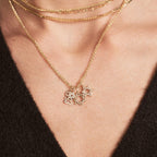 Diamond Star of David Charm