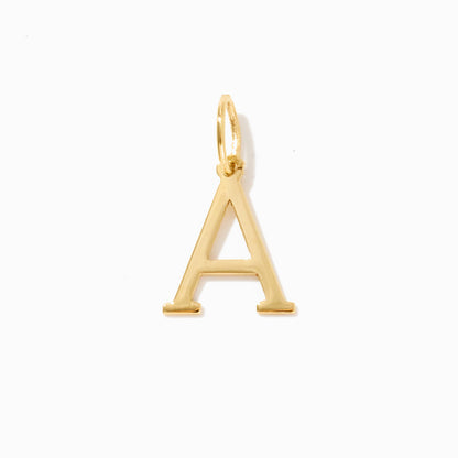 Letter Charm in 14k Solid Gold