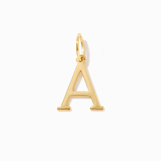 Letter Charm in 14k Solid Gold