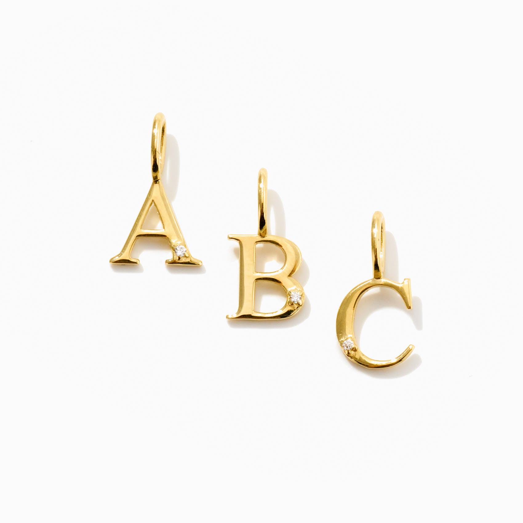 Diamond Initial Charm